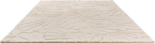 Laura Ashley Coleby Petals Lucrat manual Covor Rectangular Ecru