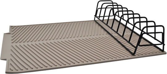 Ankor Ankor Geschirrabtropfer & Abtropfgitter Silikon Braun 42x33x8cm Ankor Ankor Geschirrabtropfer & Abtropfgitter Silikon Braun 42x33x8cm