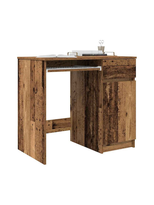 Γραφείο Ξύλινο Καφέ 86x49x76εκ.