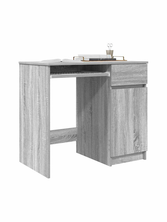Γραφείο Ξύλινο Γκρι Sonoma 86x49x76εκ.