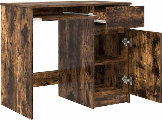 Γραφείο Ξύλινο Καπνιστή Δρυς 86x49x76εκ.