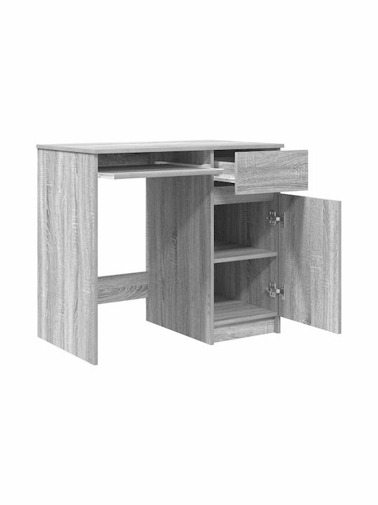 Γραφείο Ξύλινο Γκρι Sonoma 86x49x76εκ.