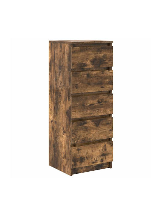 Office Storage Chipboard Drawer Coffee L37.5xW35xH99cm