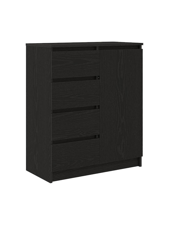Чекмеджета Офис Дървена Black Oak 71x35x84см