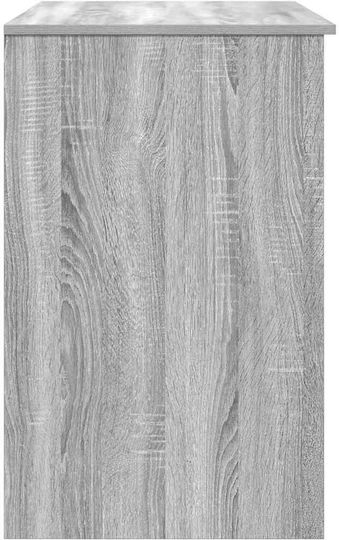 Birou din Lemn Gri Sonoma 86x49x76cm
