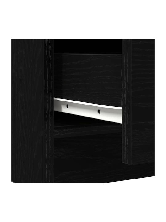 Чекмеджета Офис Дървена Black Oak 71x35x84см