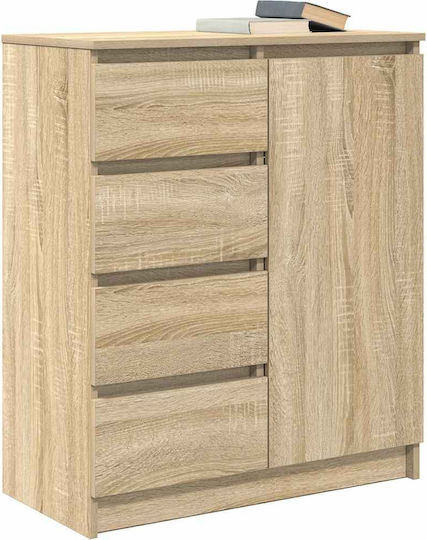 Sertar De Birou Din Lemn Nuanță De Lemn Maro 71x35x84cm