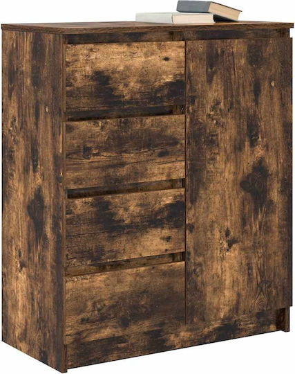 Büroaufbewahrungsschublade aus Holz Braune 71x35x84cm