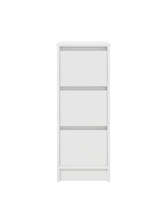 Office Storage Chipboard Cabinet White L29.5xW34xH76cm