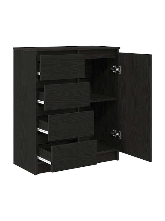 Чекмеджета Офис Дървена Black Oak 71x35x84см