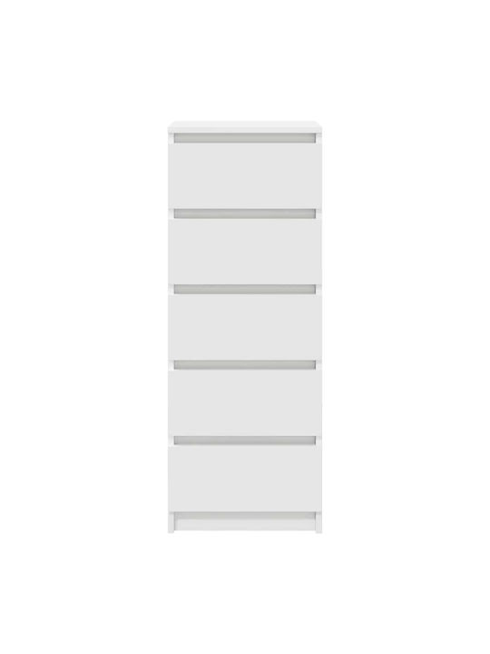 Office Storage Chipboard Drawer White L37.5xW35xH99cm