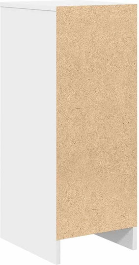 Чекмеджета За Бюро Дървени Бели 29.5x34x76см