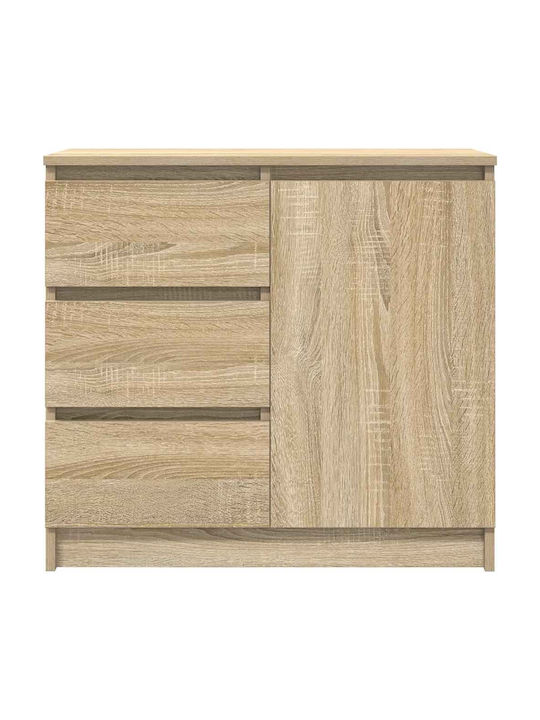 Συρταριέρα Γραφείου Ξύλινη Καφέ Δρυς 71x35x65cm