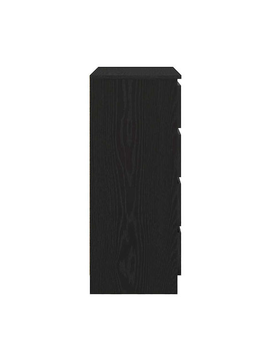 Чекмеджета Офис Дървена Black Oak 71x35x84см