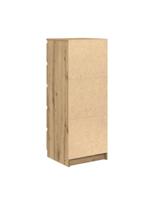Συρταριέρα Γραφείου Ξύλινη Καφέ 37.5x35x99cm