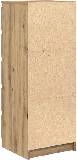 Дървено Бюро Чекмеджета Кафяво 37.5x35x99см