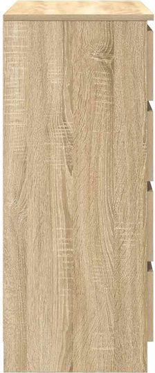 Sertar De Birou Din Lemn Nuanță De Lemn Maro 71x35x84cm