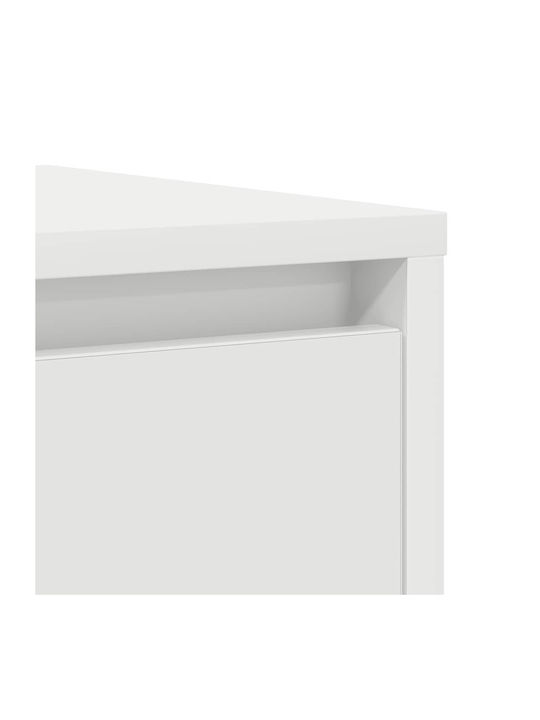 Office Storage Chipboard Cabinet White L29.5xW34xH76cm