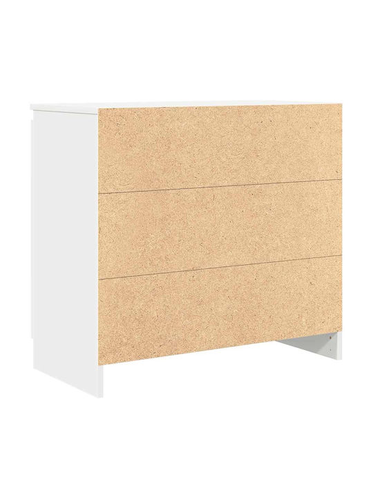 Office Storage Chipboard Drawer White L71xW35xH65cm