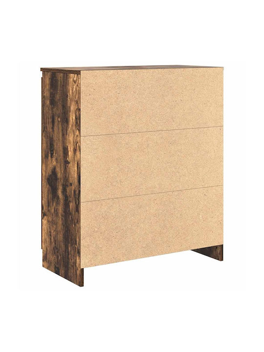 Συρταριέρα Γραφείου Ξύλινη Καφέ 71x35x84cm