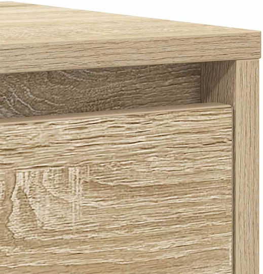 Συρταριέρα Γραφείου Ξύλινη Καφέ 29.5x34x76cm