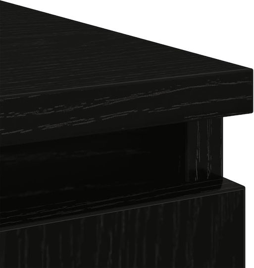 Чекмеджета За Бюро Дървени Черен Дъб 71x35x65см