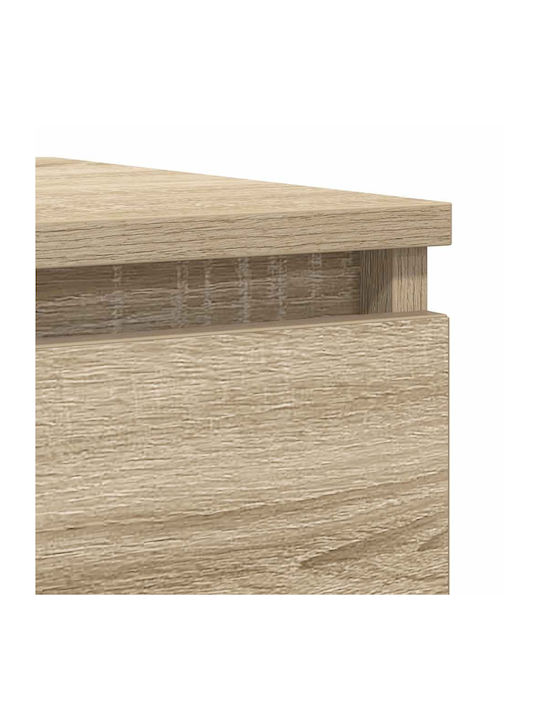 Συρταριέρα Γραφείου Ξύλινη Καφέ 37.5x35x99cm
