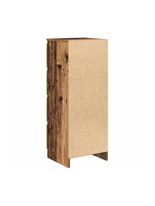 Συρταριέρα Γραφείου Ξύλινη Καφέ 37.5x35x99cm