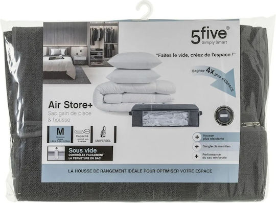 5Five Storage Case For Clothes Airtight and with Vacuum in Gray Color 90x80x44cm 1pcs