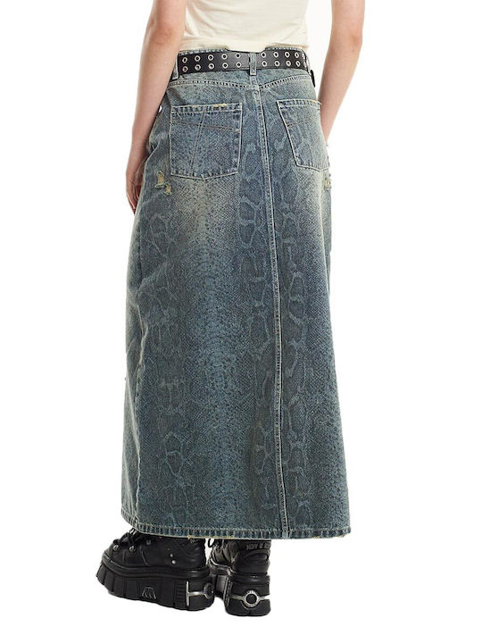 The Ragged Priest Τζιν Maxi Φούστα Denim