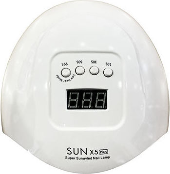 Beauty Salon Lampă pentru Uscare a Unghiilor UV / LED 80W Alb