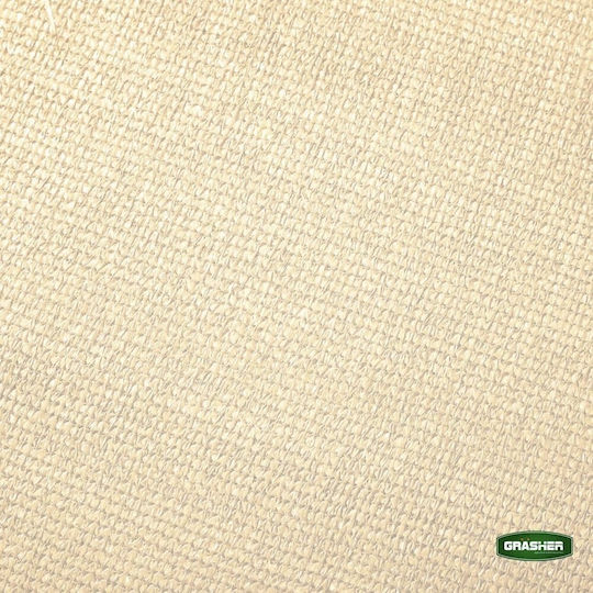 Grasher Rectangular Shade Divider Ecru With Hoop 0.9x6m 160gr/m²
