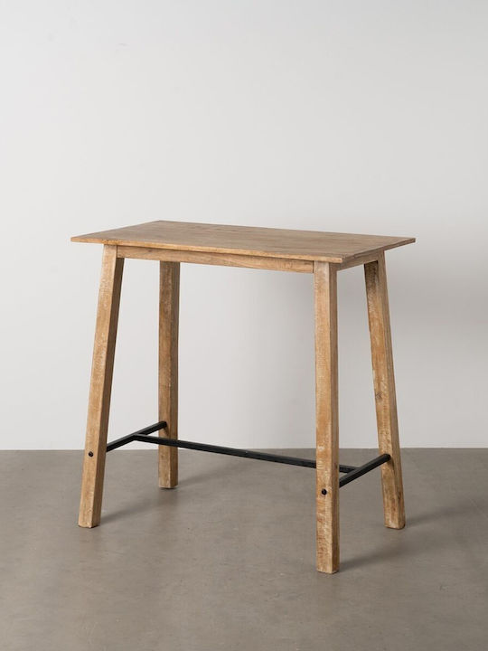 Table Natural Black 110x60x110cm