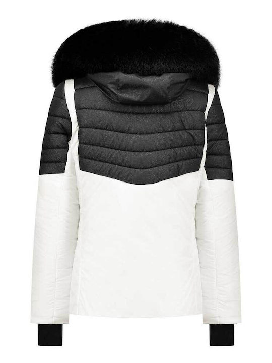 Dielsport 272476-A Γυναικείο Μπουφάν για Σκι & Snowboard Λευκό