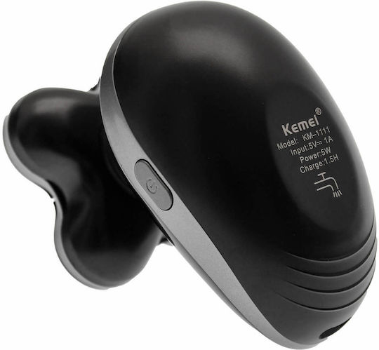 Kemei KM-1111 Περιστρεφόμενη Ξυριστική Μηχανή Προσώπου Επαναφορτιζόμενη