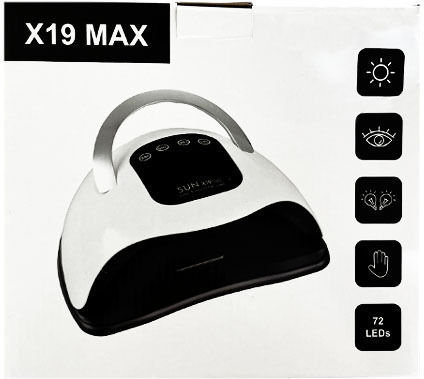 Beauty Salon Nail Polish Curing Lamp LED Red