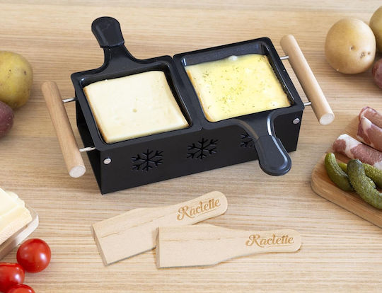 Cook Concept Metallic Fondue Pot with Tea Light Brown 32x11x32cm
