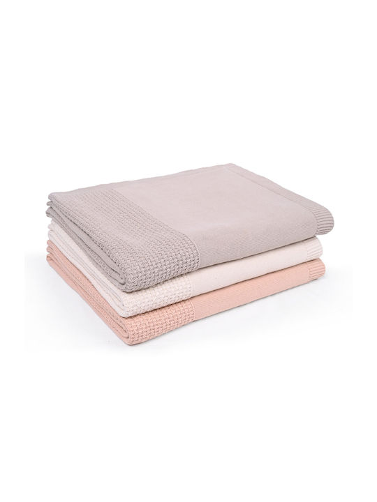 Liolios Home Fusion Kelly Knitted Blanket Sofa 130x180cm Natural
