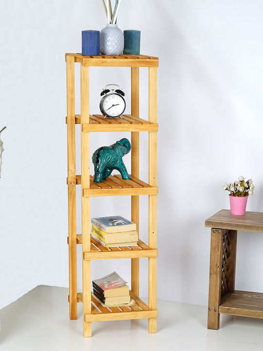 Pakketo Kitchen Rack Wooden 36x36x140cm