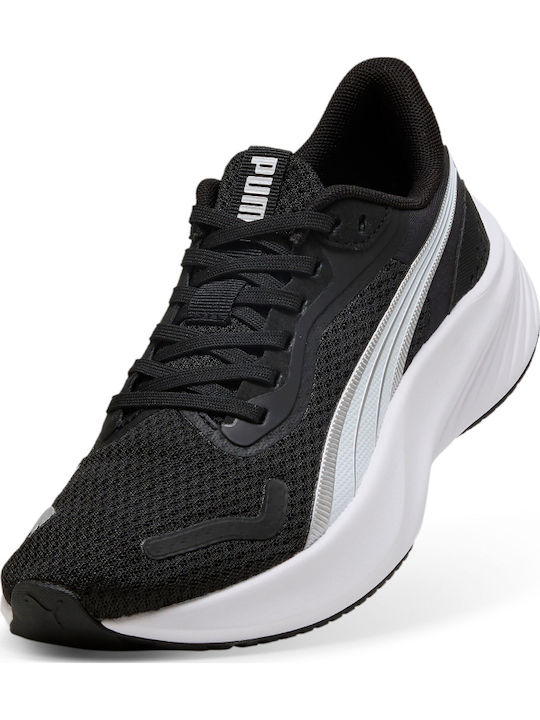 Lite Jr Kids Sports Shoes Running with Laces Black