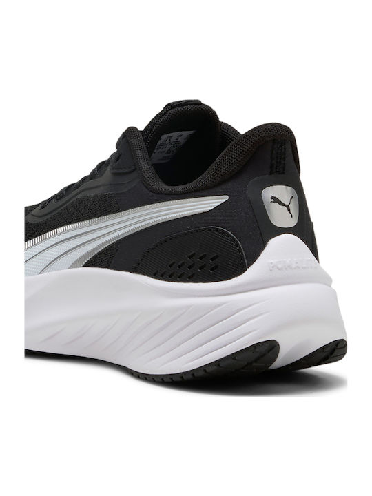 Lite Jr Kids Sports Shoes Running with Laces Black