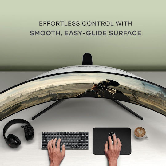 Satechi Premium Vegan-δερμάτινο Mouse Pad Μαυρο Sa-st-lmpk
