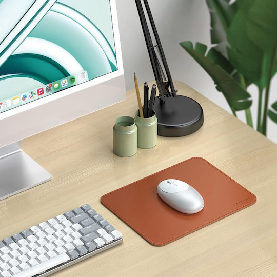 Satechi Premium Vegan-Leather Mouse Pad Brown Sa-st-lmpn