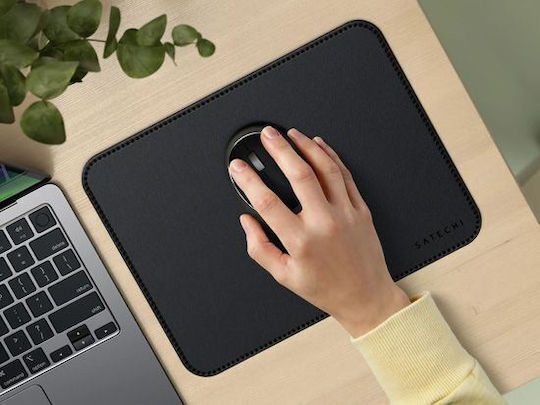 Satechi Premium Vegan-δερμάτινο Mouse Pad Μαυρο Sa-st-lmpk