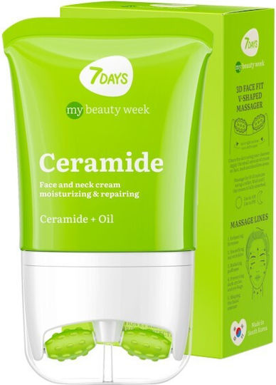 7DAYS Ceramide Umiditate și Reparare Cremă Hidratantă și Reconstrucție de Zi pentru Față cu Acid Hialuronic și Ceramide 80ml