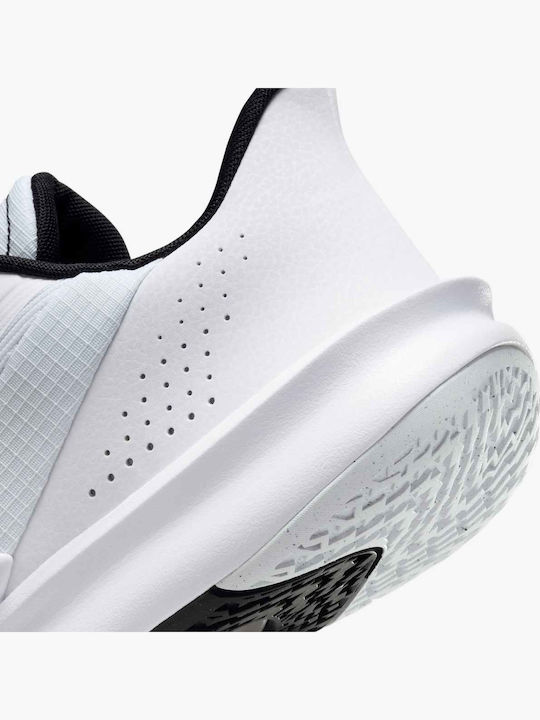 Precision 7 Pantofi de Baschet Albi cu Talpă Joasă