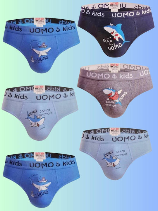 Uomo Комплект детски гащички Multicolored 6бр