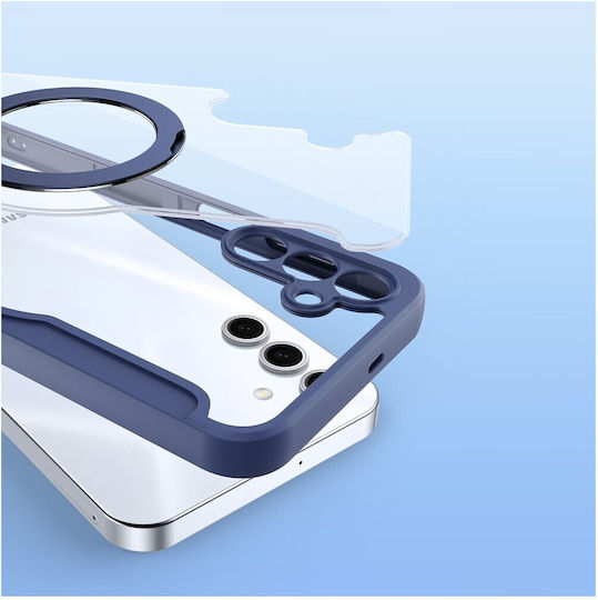 Dux Ducis Skin X Pro Brieftasche Synthetisches Leder Blau (Galaxy S25+)