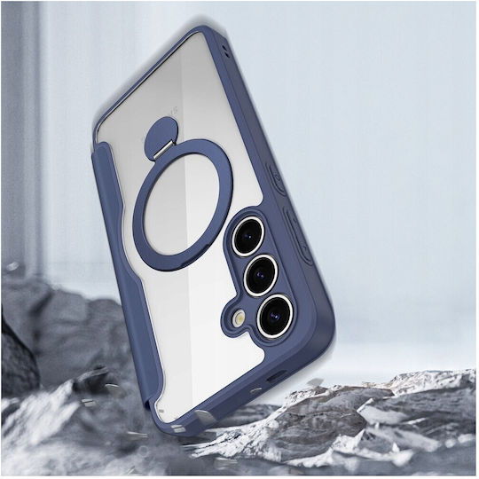 Dux Ducis Skin X Pro Brieftasche Synthetisches Leder Blau (Galaxy S25+)