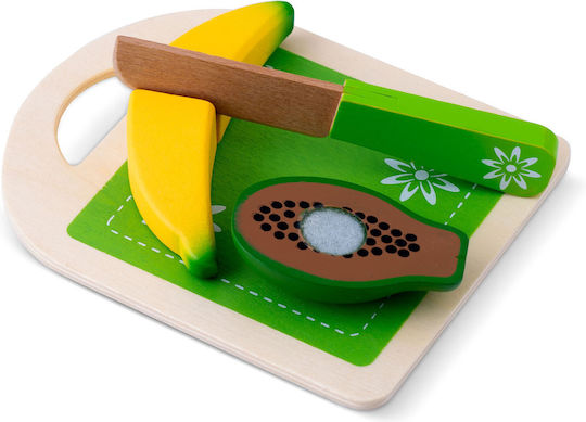 Ricokids Joc cu fructe și legume din lemn 18buc